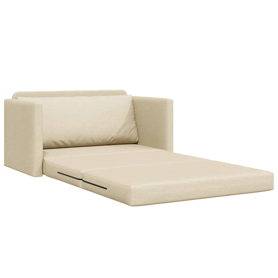 Slaapbank 110cm Crème Stof
