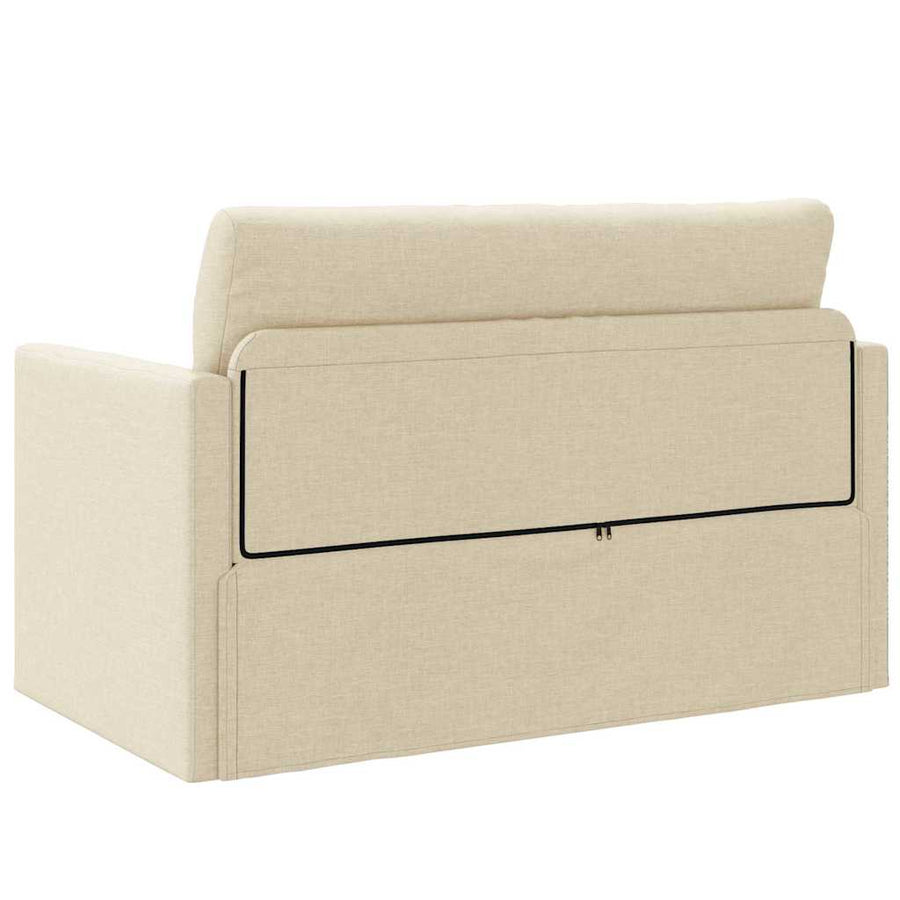 Slaapbank 110cm Crème Stof