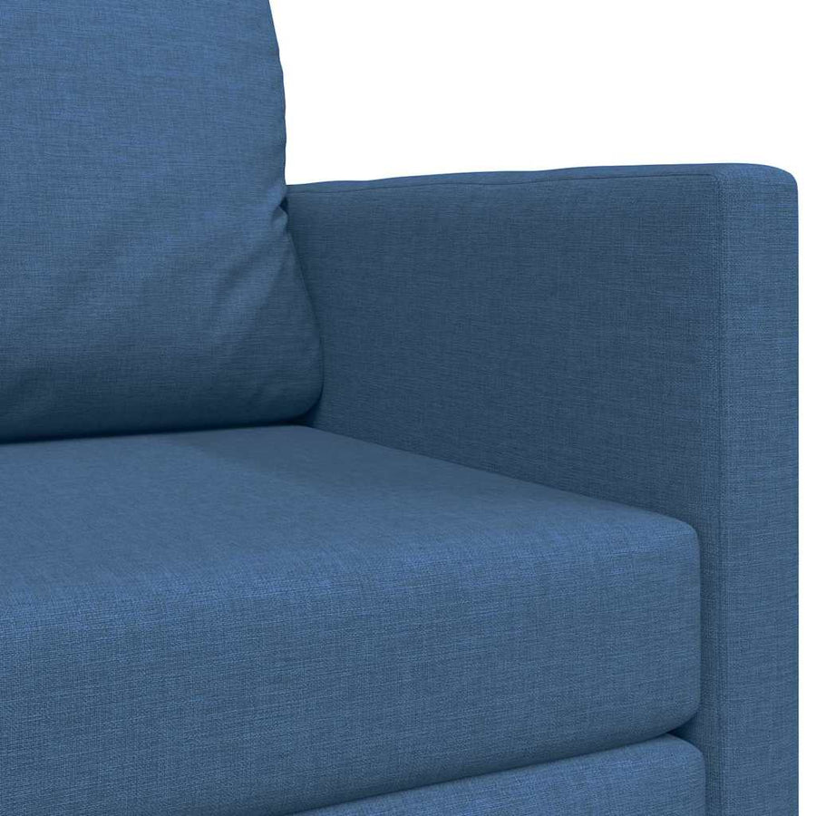 Slaapbank 110cm Blauw Stof