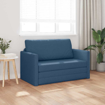 Slaapbank 110cm Blauw Stof
