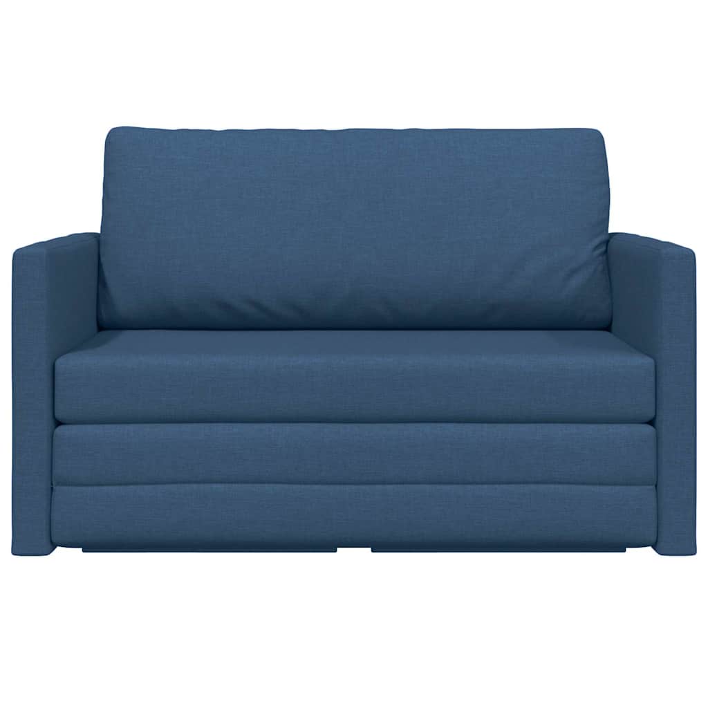 Slaapbank 110cm Blauw Stof