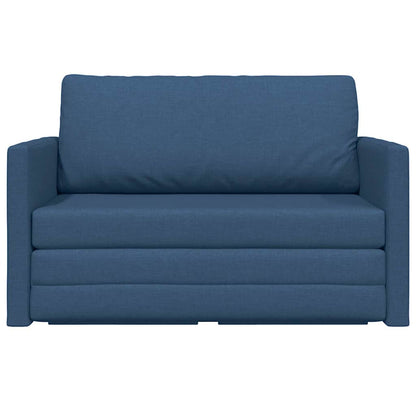 Slaapbank 110cm Blauw Stof