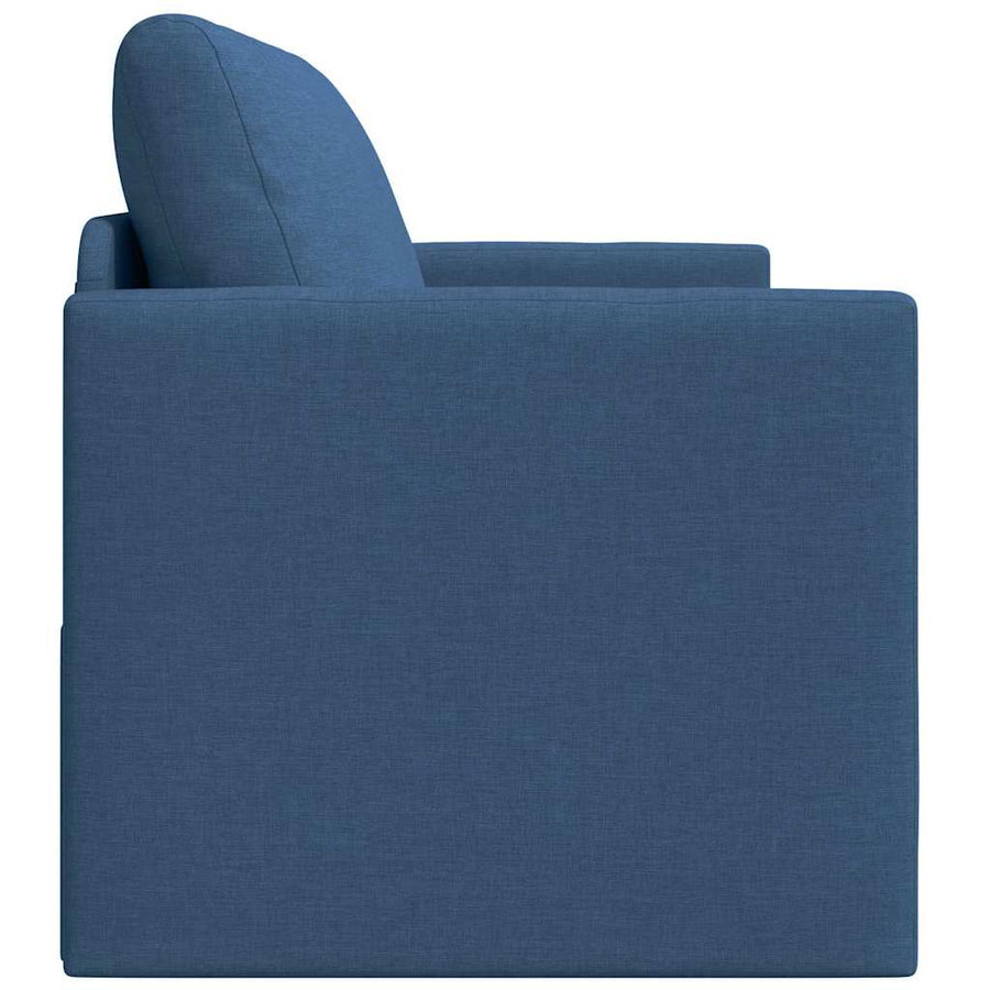 Slaapbank 110cm Blauw Stof