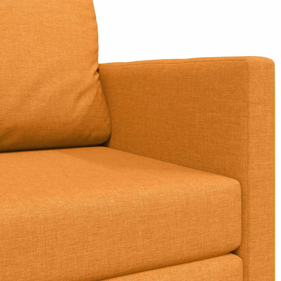 Slaapbank Donkergeel 124 x 71 x 78 cm Stof