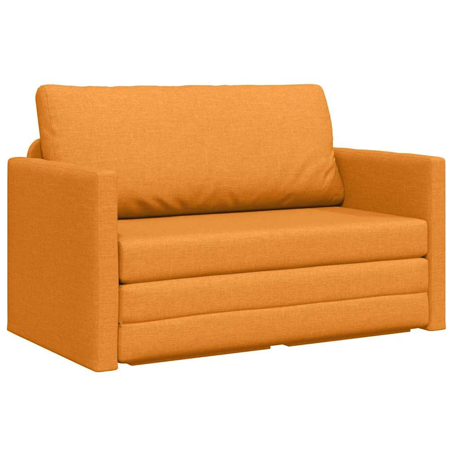 Slaapbank Donkergeel 124 x 71 x 78 cm Stof