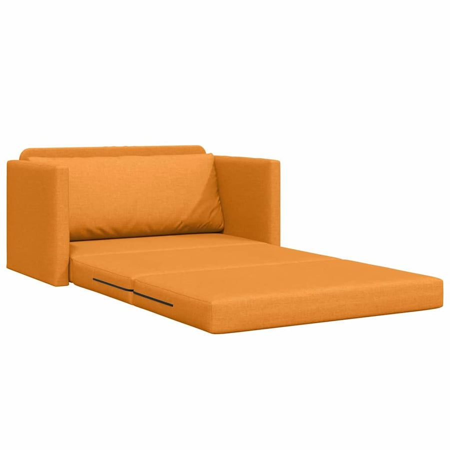 Slaapbank Donkergeel 124 x 71 x 78 cm Stof