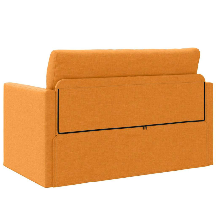Slaapbank Donkergeel 124 x 71 x 78 cm Stof