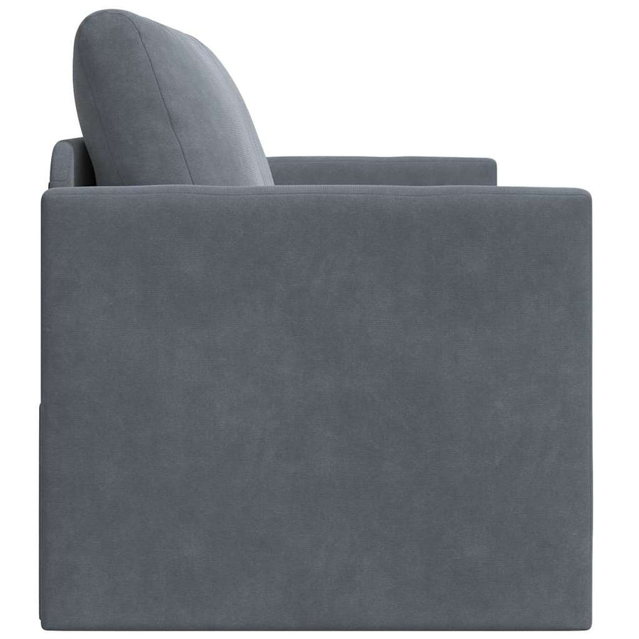 Slaapbank 110cm Donkergrijs Fluweel