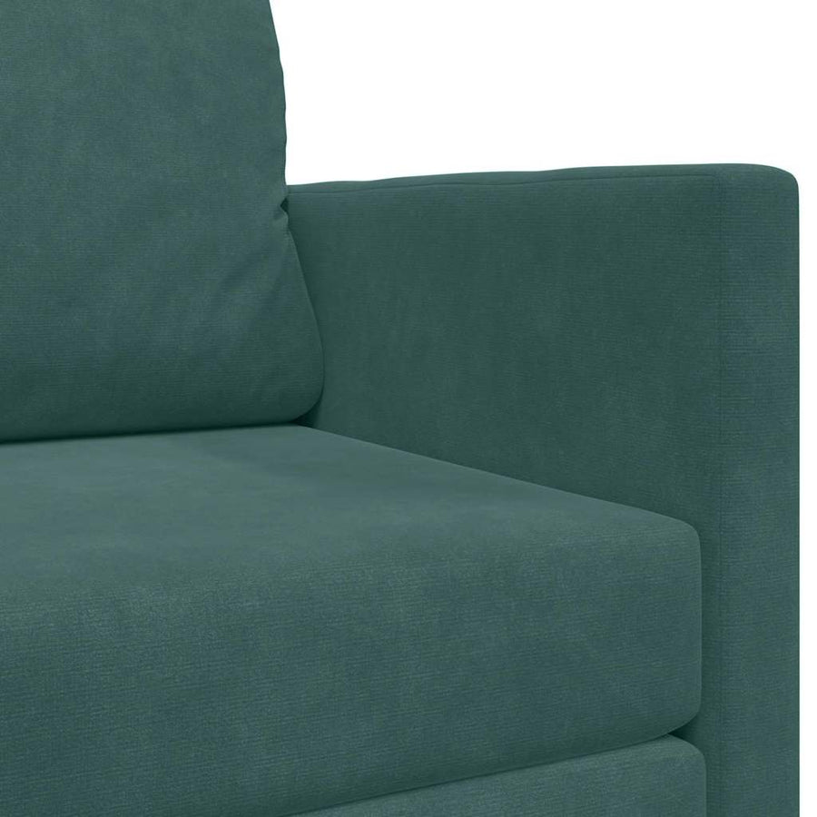Slaapbank 110cm Donkergroen Fluweel