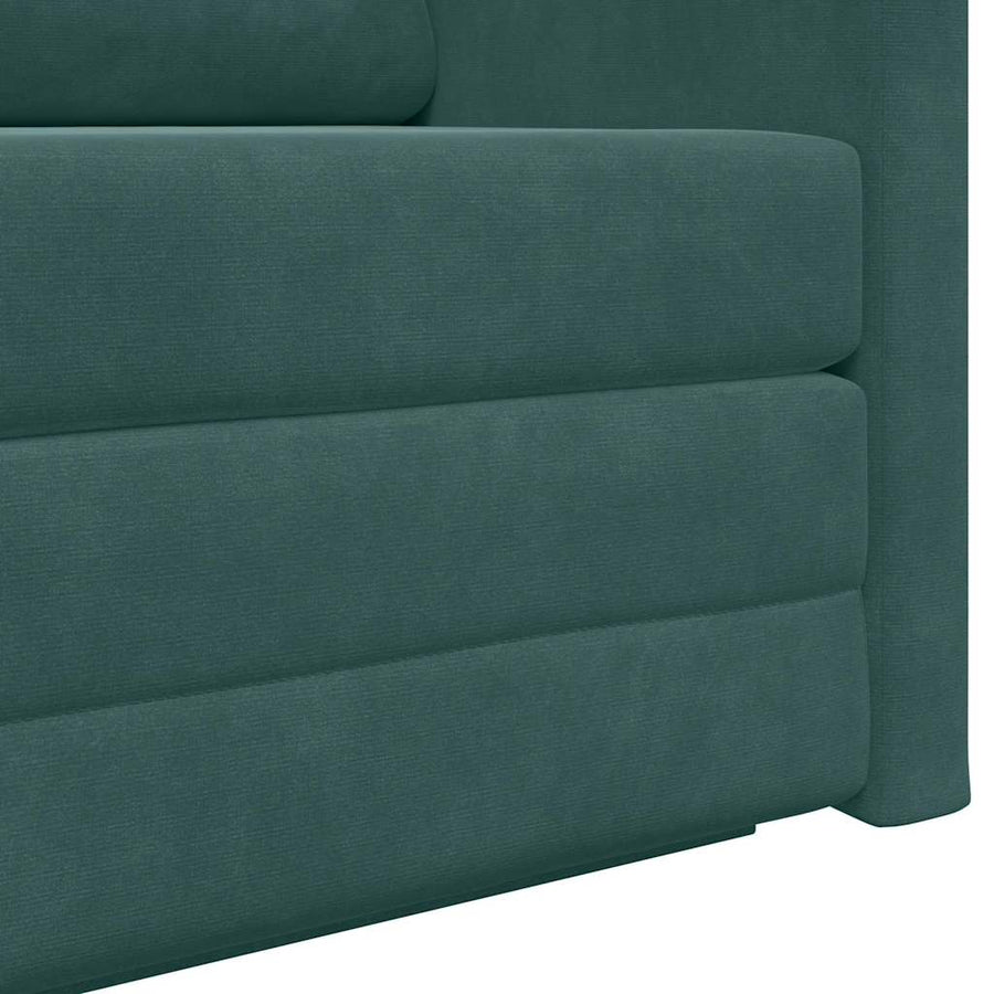 Slaapbank 110cm Donkergroen Fluweel