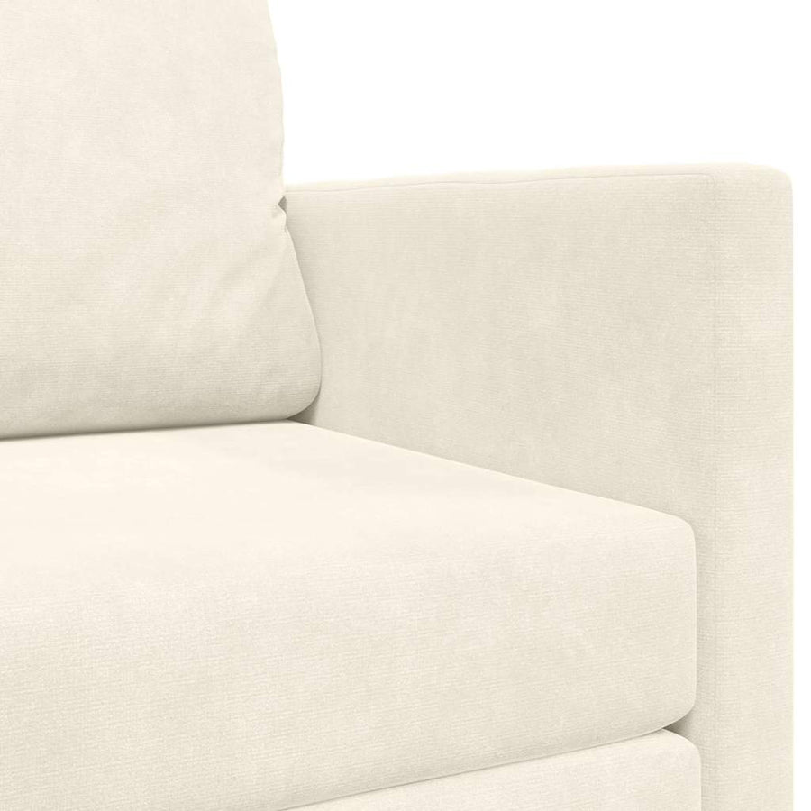 Slaapbank 110cm Crème Fluweel