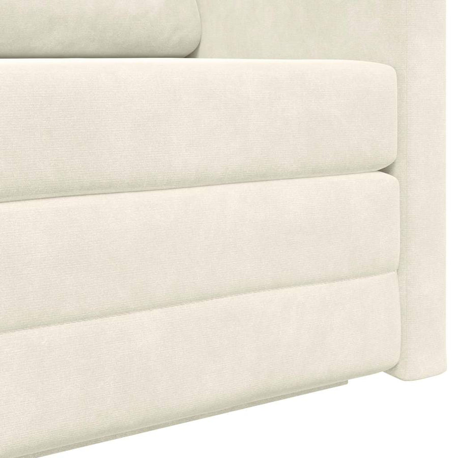 Slaapbank 110cm Crème Fluweel