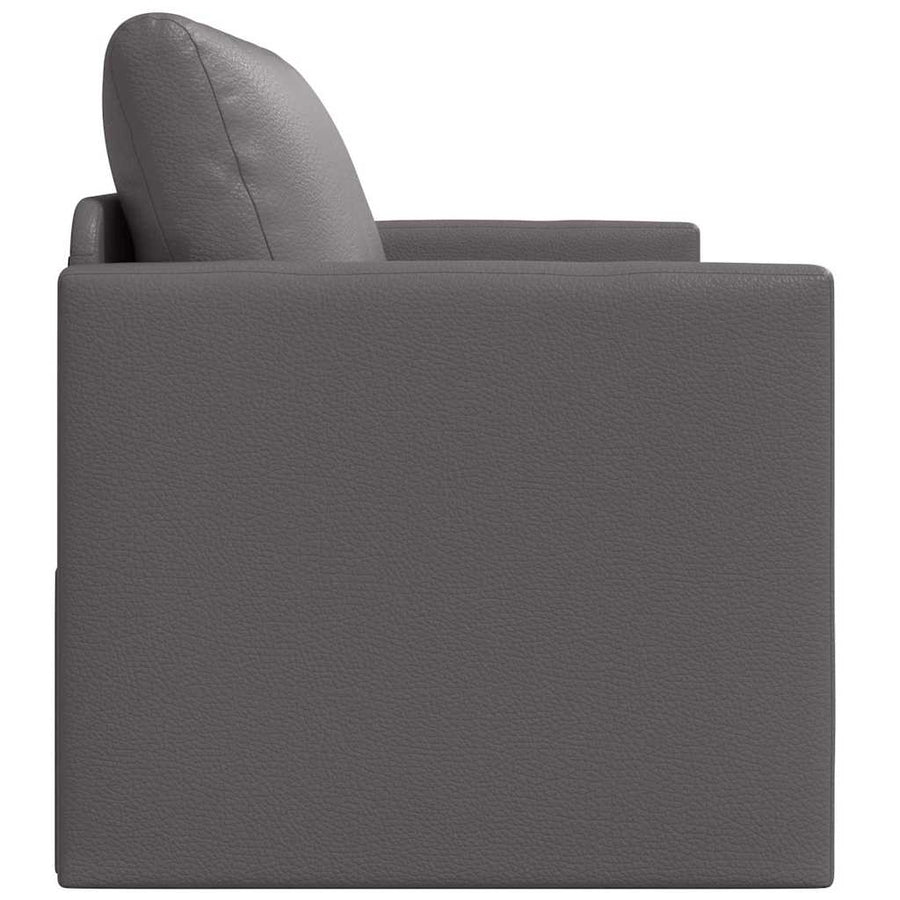 Slaapbank 110cm Grijs Kunstleer