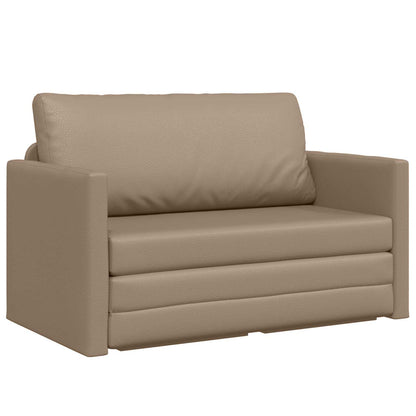 Slaapbank 110cm Cappuccino Kunstleer
