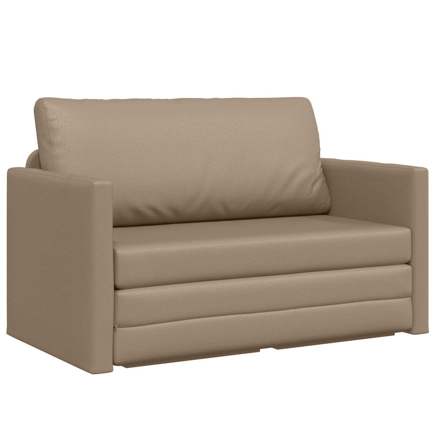 Slaapbank 110cm Cappuccino Kunstleer