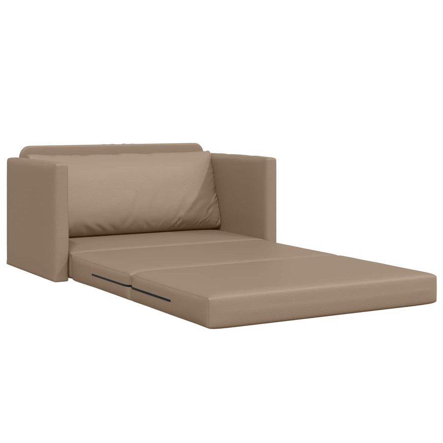 Slaapbank 110cm Cappuccino Kunstleer