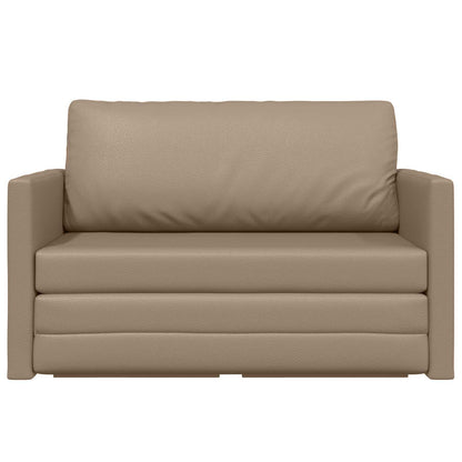 Slaapbank 110cm Cappuccino Kunstleer