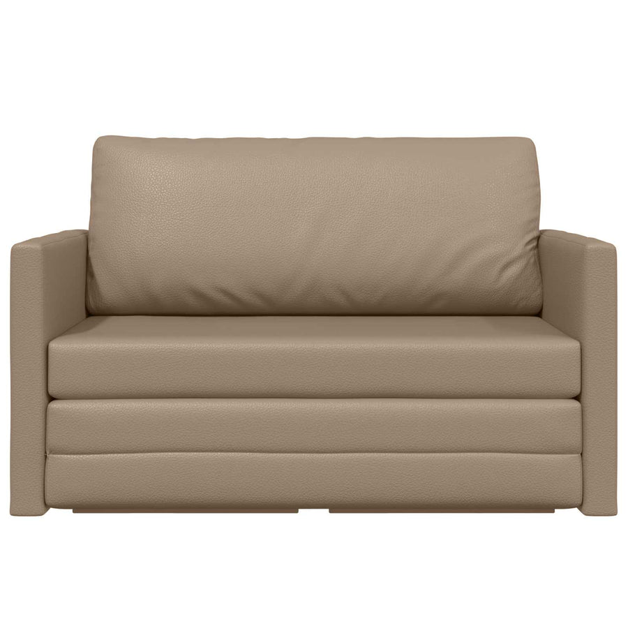Slaapbank 110cm Cappuccino Kunstleer