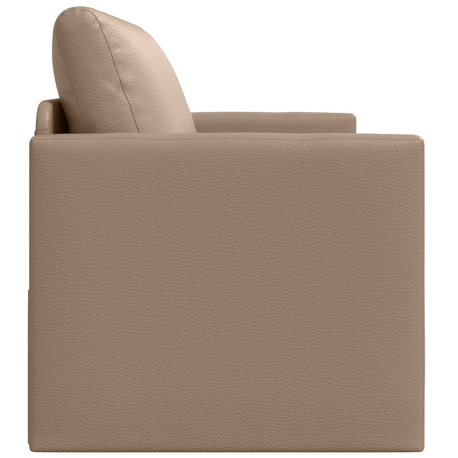 Slaapbank 110cm Cappuccino Kunstleer