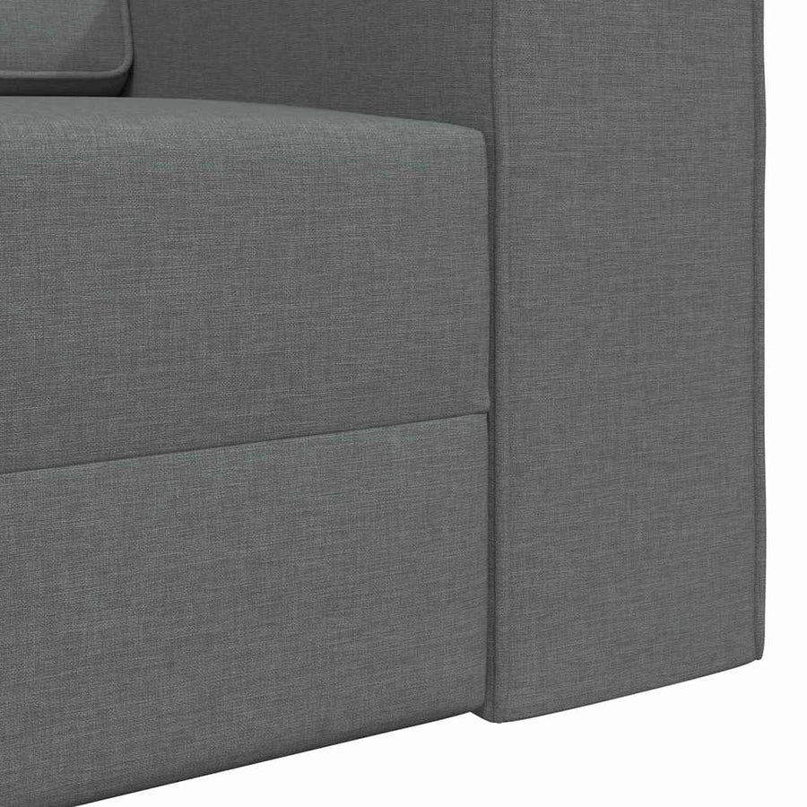 Slaapbank 200cm Donkergrijs Stof