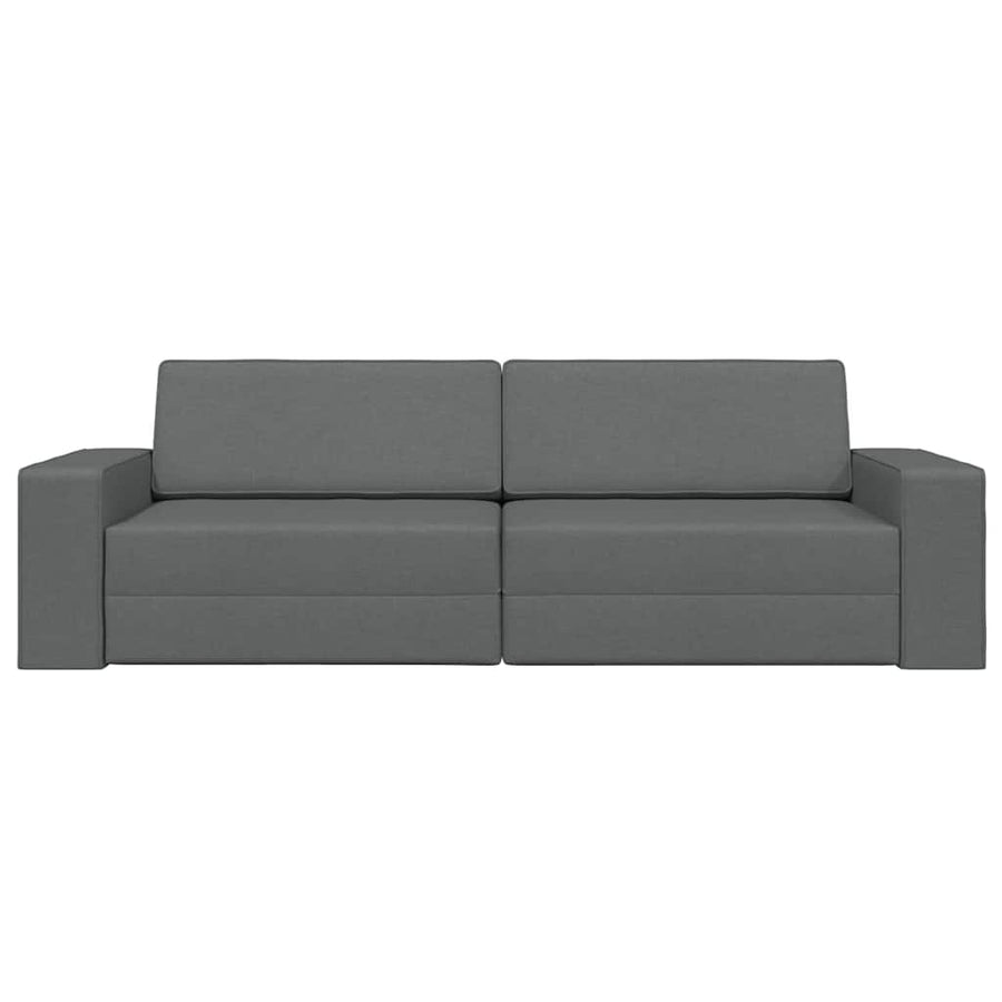 Slaapbank 200cm Donkergrijs Stof