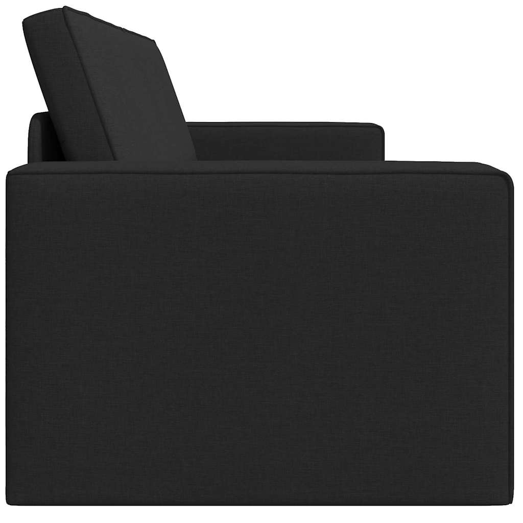 Slaapbank 200cm Zwart Stof