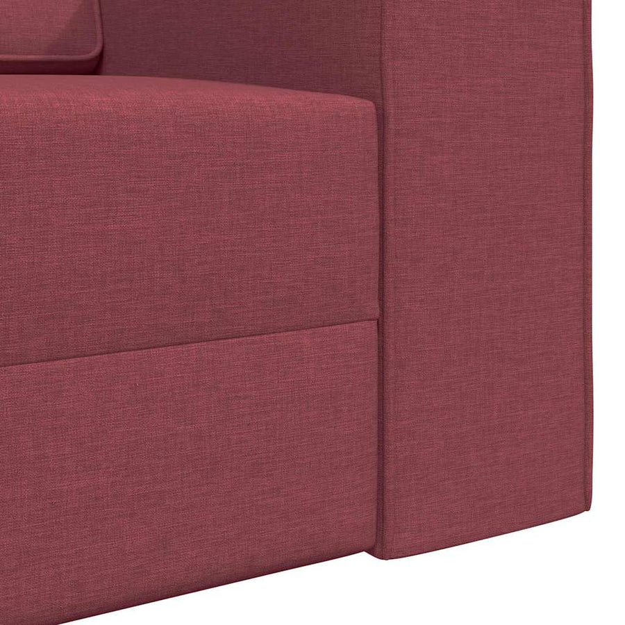 Slaapbank Wijnrood 245 x 78 x 77 cm Fluweel