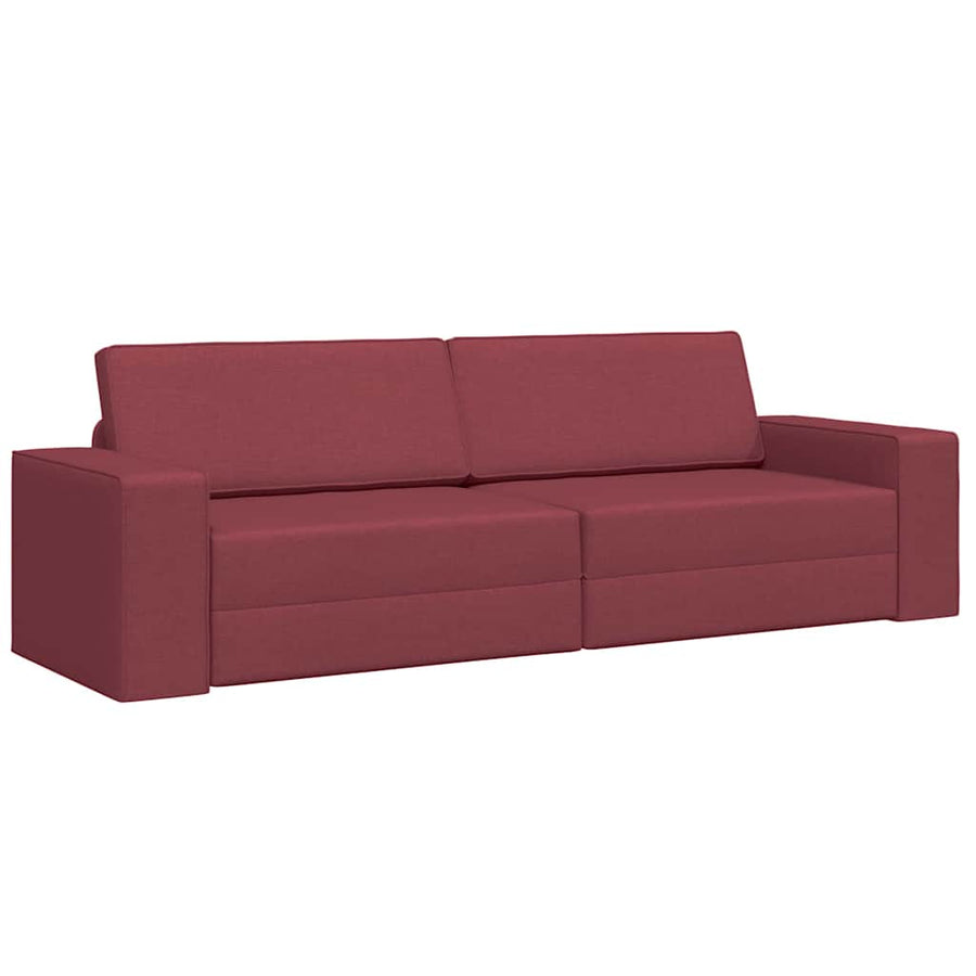 Slaapbank Wijnrood 245 x 78 x 77 cm Fluweel