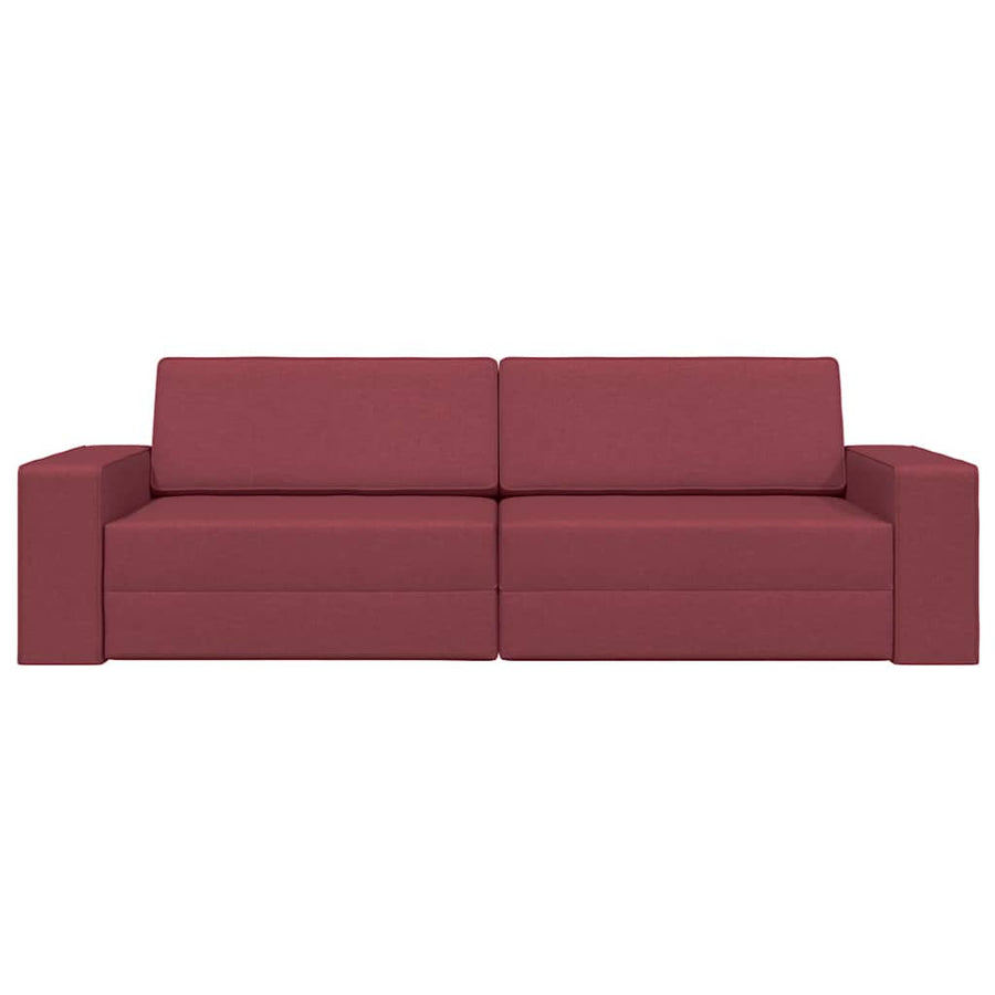 Slaapbank Wijnrood 245 x 78 x 77 cm Fluweel