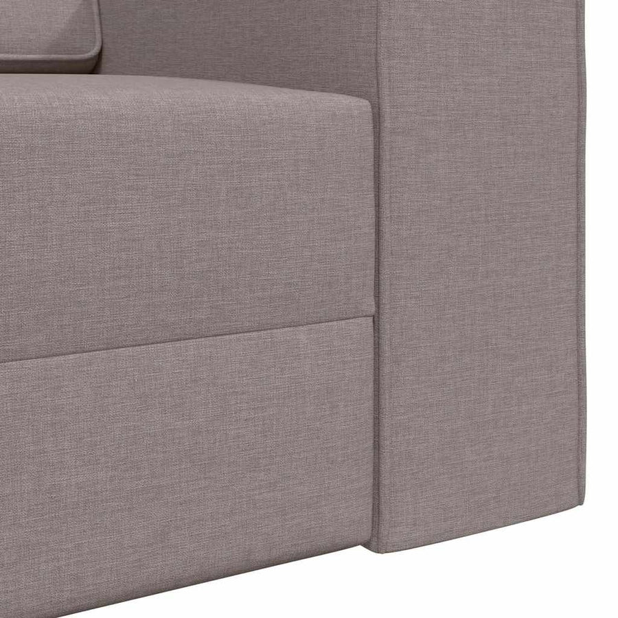 Slaapbank 200cm Taupe Stof