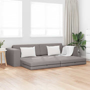 Slaapbank 200 cm taupe stof