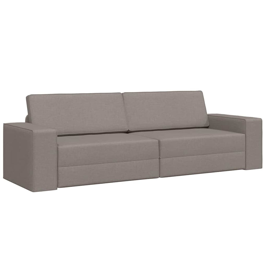 Slaapbank 200cm Taupe Stof
