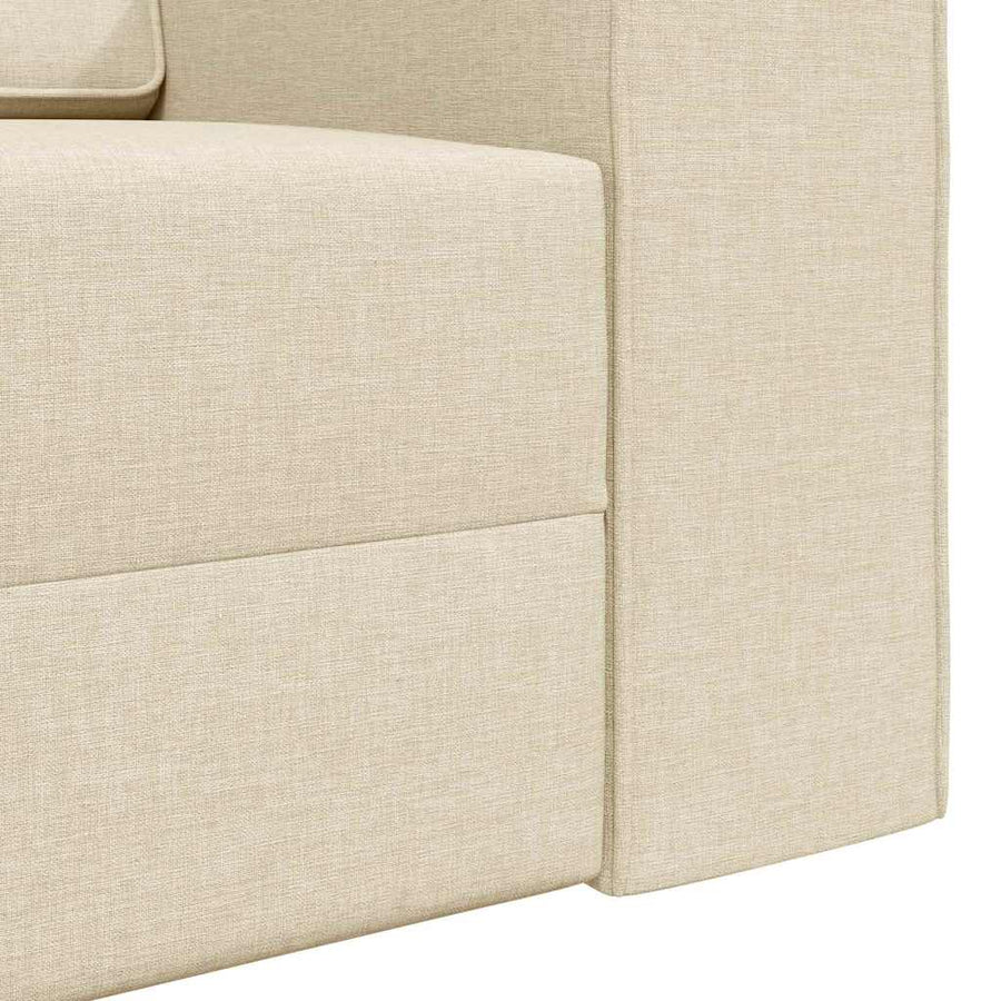 Slaapbank Crème 245 x 78 x 77 cm Stof