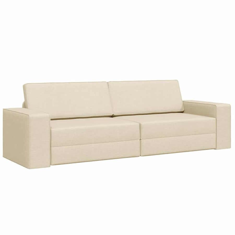 Slaapbank Crème 245 x 78 x 77 cm Stof