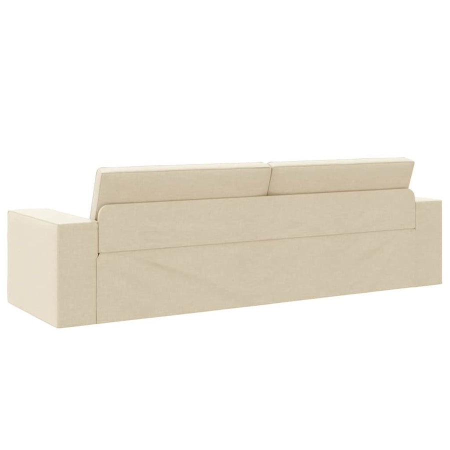 Slaapbank Crème 245 x 78 x 77 cm Stof