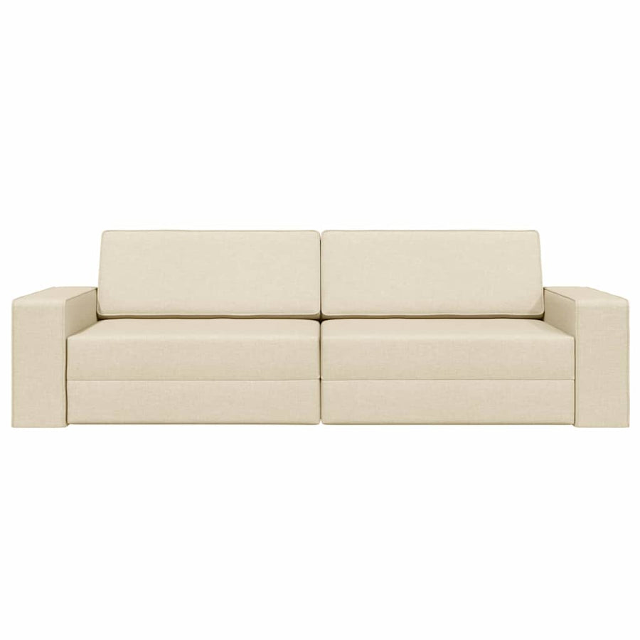 Slaapbank Crème 245 x 78 x 77 cm Stof