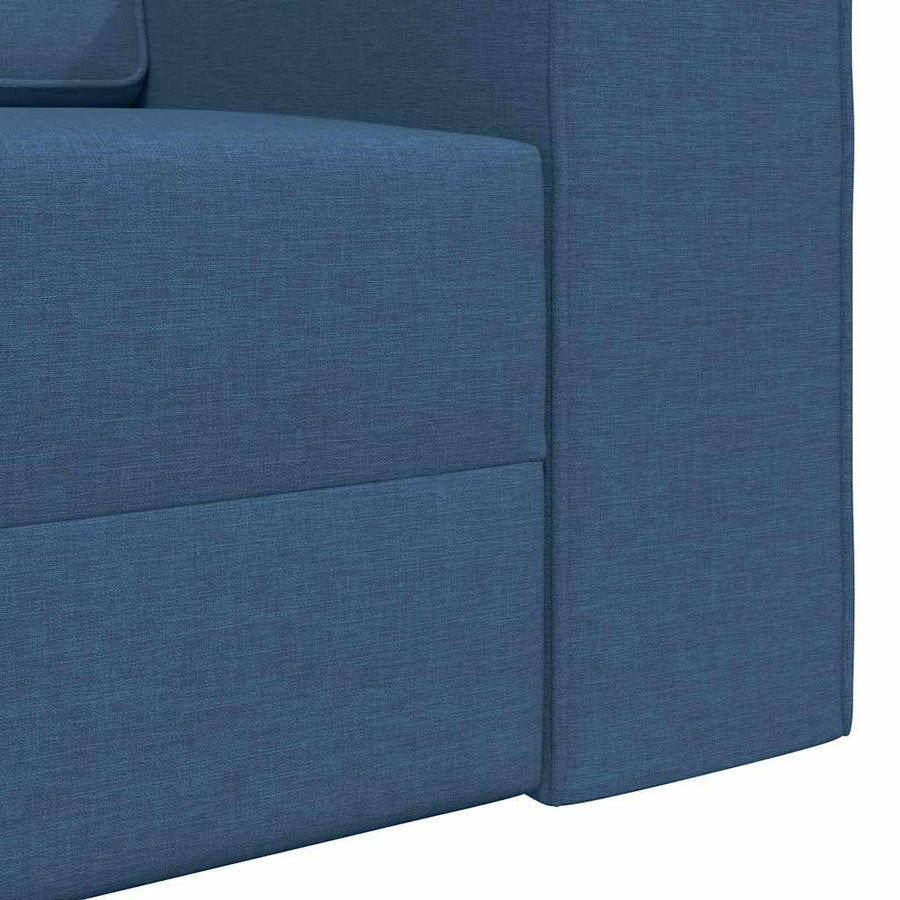 Vloerslaapbank Marineblauw 245 x 78 x 77 cm Stof