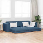 Slaapbank 200 cm marineblauw stof