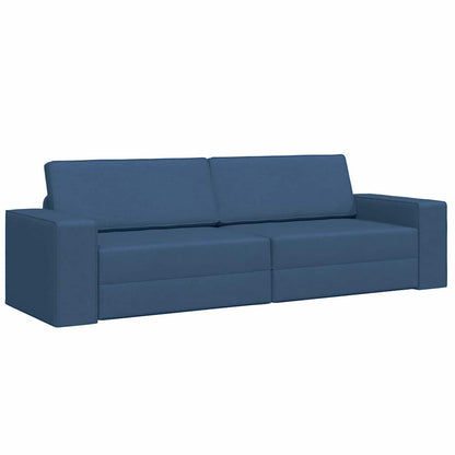Vloerslaapbank Marineblauw 245 x 78 x 77 cm Stof