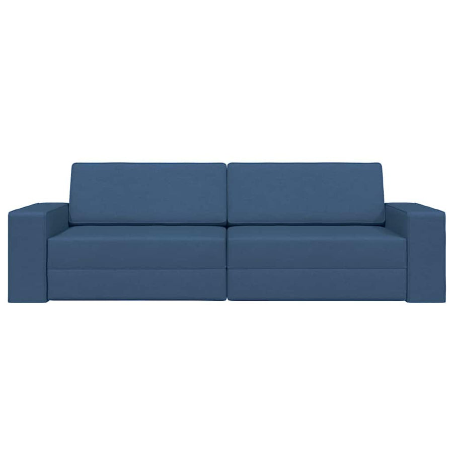 Vloerslaapbank Marineblauw 245 x 78 x 77 cm Stof