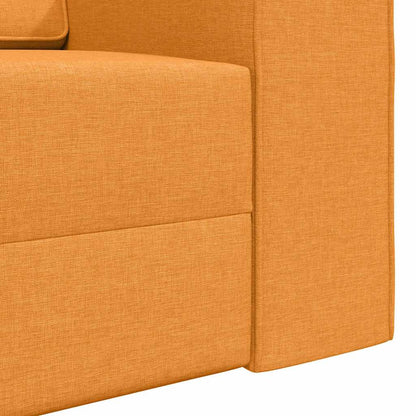 Vloerslaapbank Donkergeel 245 x 78 x 77 cm Stof