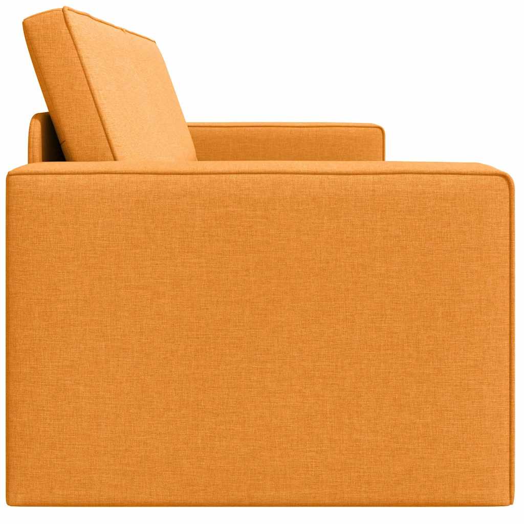 Vloerslaapbank Donkergeel 245 x 78 x 77 cm Stof