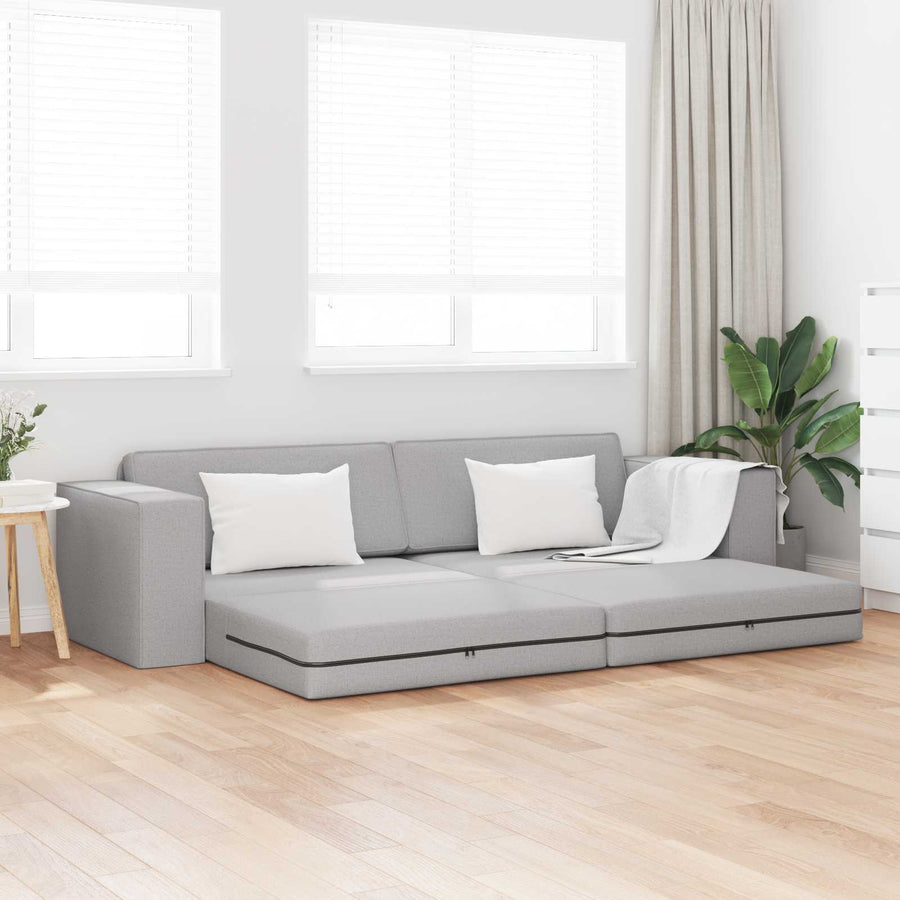 Slaapbank Wolkengrijs 245 x 78 x 77 cm Stof