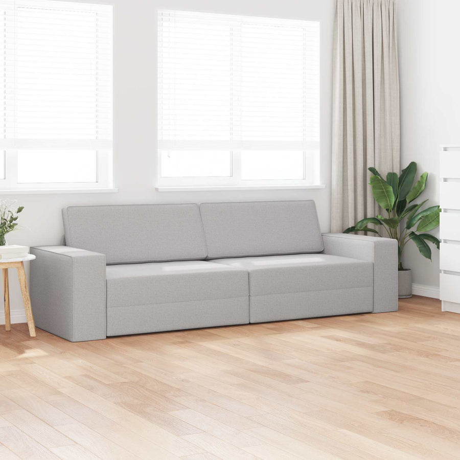 Slaapbank Wolkengrijs 245 x 78 x 77 cm Stof