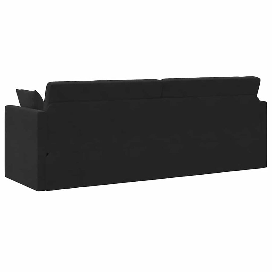 Vloerslaapbank Zwart 213 x 70 x 77 cm Fluweel