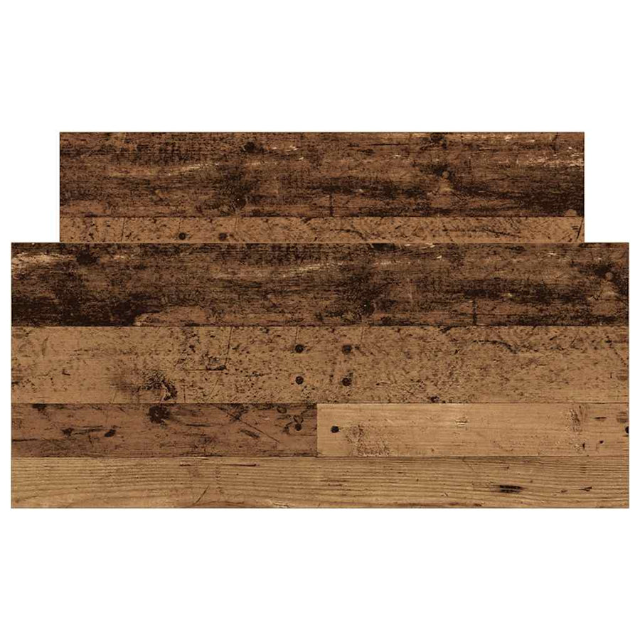 Bedframe zonder matras bewerkt 90x190 cm bewerkt hout oud