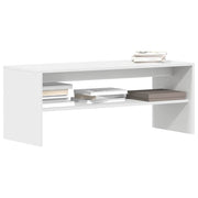 TV cabinet 100x40x40 cm engineered wood white