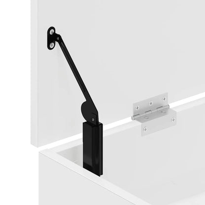 Schoenenbank 102x30,5x45 cm bewerkt hout wit