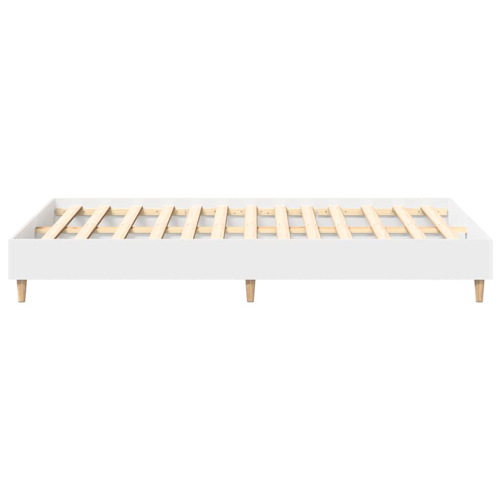 Bedframe zonder matras 120x200 cm spaanplaat wit