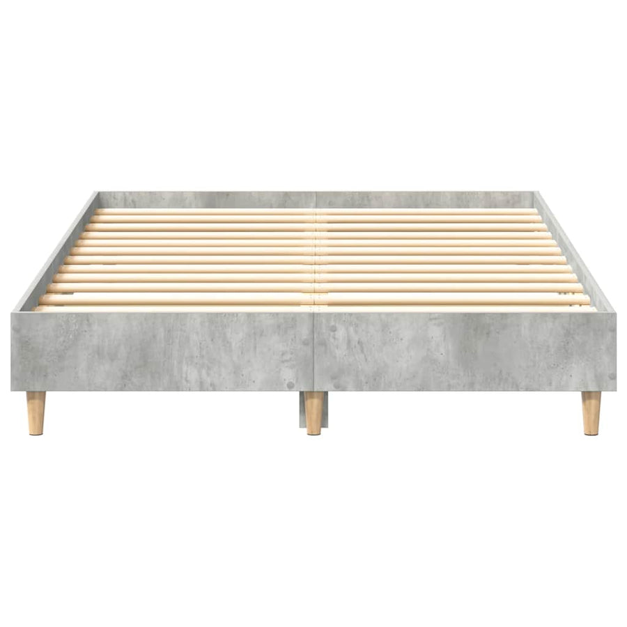 Bedframe zonder matras 120x200 cm spaanplaat beton grijs